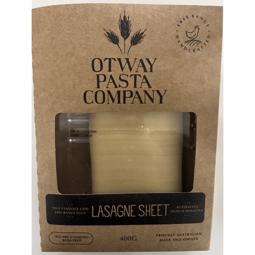 Otway Pasta - Fresh Lasagna Sheets 400G