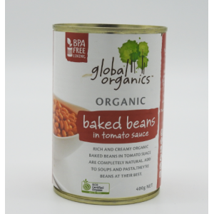Organic Baked Beans in Tomato Sauce 400g