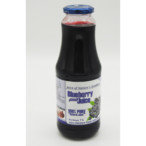 Blueberry Juice 100% Pure 1L