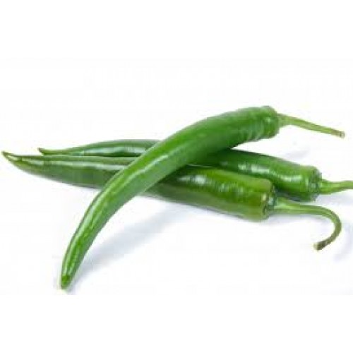 Organic Long Green Chillies (6 Pieces) - Grown on Our Farm