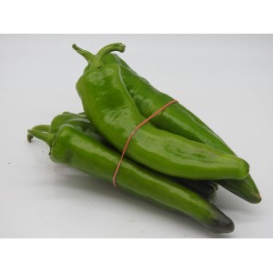 Organic Sweet Green Bullhorn Chillies -500g- Grown on Our Farm 